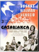 Framed Casablanca Blue Bird