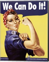 Framed We Can Do It - Rosie The Riveter