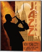 Framed 1962 Jazz in New York