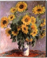 Framed Sunflowers, c.1881