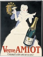 Framed Veuve Amiot - Grands vins mousseux