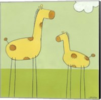 Framed 'Stick-Leg Giraffe I' border=