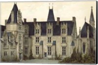 Framed Petite French Chateaux VIII