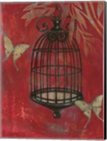 Framed Asian Bird Cage I