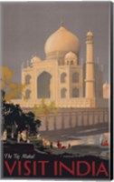 Framed Taj Mahal - Visit India