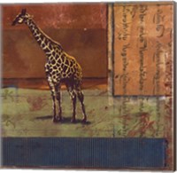 Framed Serengeti Giraffe