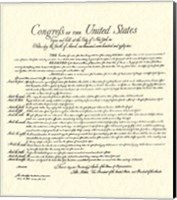 Framed Bill of Rights (Document)