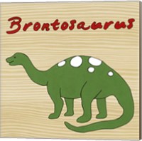 Framed 'Brontosaurus' border=