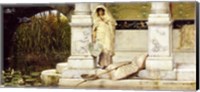 Framed Roman Fisher Girl, 1873 (oil on panel)