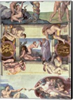 Framed Sistine Chapel Ceiling (1508-12): The Creation of Eve, 1510