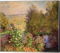 Framed Corner of the Garden at Montgeron, 1876-7