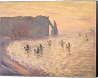 Framed Cliffs at Etretat, 1886