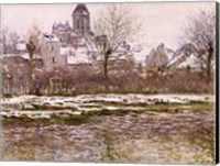 Framed Church at Vetheuil under Snow, 1878-79