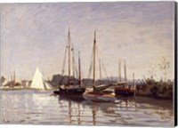 Framed Pleasure Boats, Argenteuil, c.1872-3