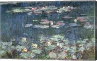 Framed Waterlilies: Green Reflections, 1914-18 (detail)