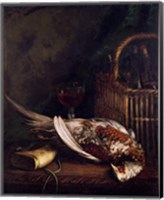 Framed Still Life with a Pheasant, c.1861
