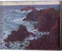 Framed Rocks at Belle-Ile, the Wild Coast, 1886