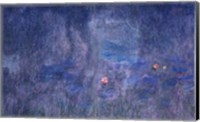 Framed Waterlilies: Reflections of Trees, detail from the central section, 1915-26