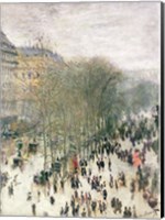 Framed Boulevard des Capucines, 1873-4