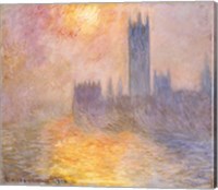 Framed Houses of Parliament, Sunset, 1904