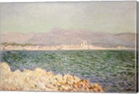 Framed Gulf of Antibes, 1888