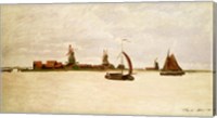 Framed Outer Harbour at Zaandam, 1871