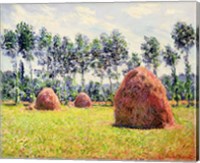 Framed Haystacks at Giverny, 1884