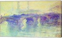 Framed Waterloo Bridge, c.1899