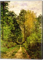 Framed Wooded Path, 1865