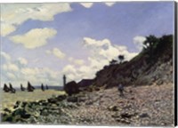 Framed Beach at Honfleur, c.1867