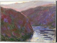 Framed Creuse Valley, Evening Effect, 1889