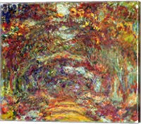 Framed Rose Path, Giverny, 1920-22