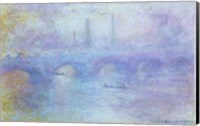 Framed Waterloo Bridge, Effect of Fog, 1903