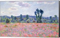 Framed Poppy Field, 1887