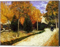 Framed Path in the Park at Arles, 1888