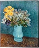 Framed Vase of Flowers, 1887