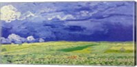 Framed Wheatfields under Thunderclouds, 1890