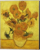 Framed Sunflowers, 1889