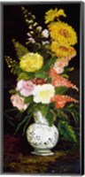 Framed Vase of Flowers, 1886
