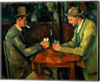 Framed Card Players 1890-95