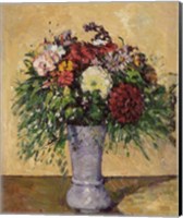 Framed Bouquet of Flowers in a Vase, c.1877