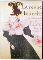 Framed Poster advertising 'La Revue Blanche', 1895