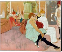 Framed In the Salon at the Rue des Moulins, 1894
