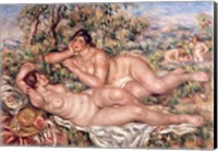 Framed Bathers - nude women