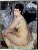 Framed Nude Seated on a Sofa, 1876