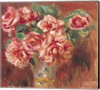 Framed Roses in a Vase, c.1890