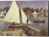 Framed Seine at Argenteuil, 1874