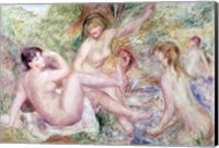 Framed Study for the Large Bathers, 1885-1901