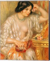 Framed Gabrielle with Jewellery, 1910