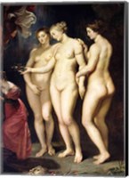 Framed Medici Cycle: Education of Marie de Medici, detail of the Three Graces